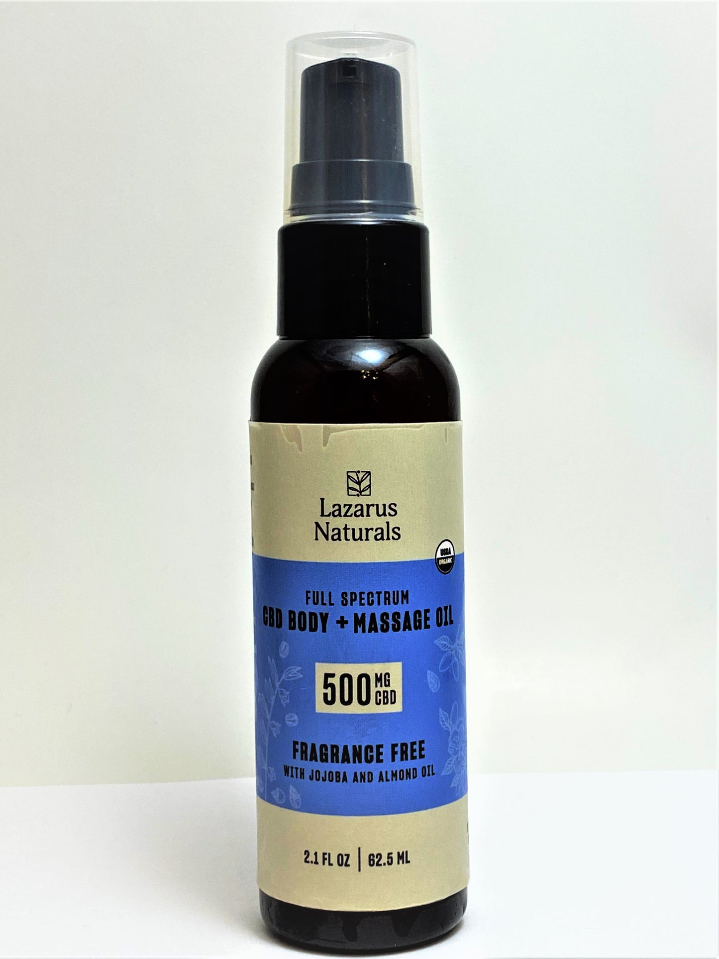 Lazarus Naturals - 500 mg Full Spectrum CBD Massage Oil